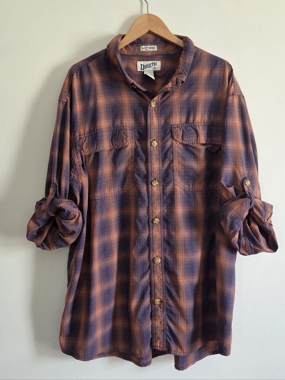 Duluth Plaid Untucked Button Down Shirt